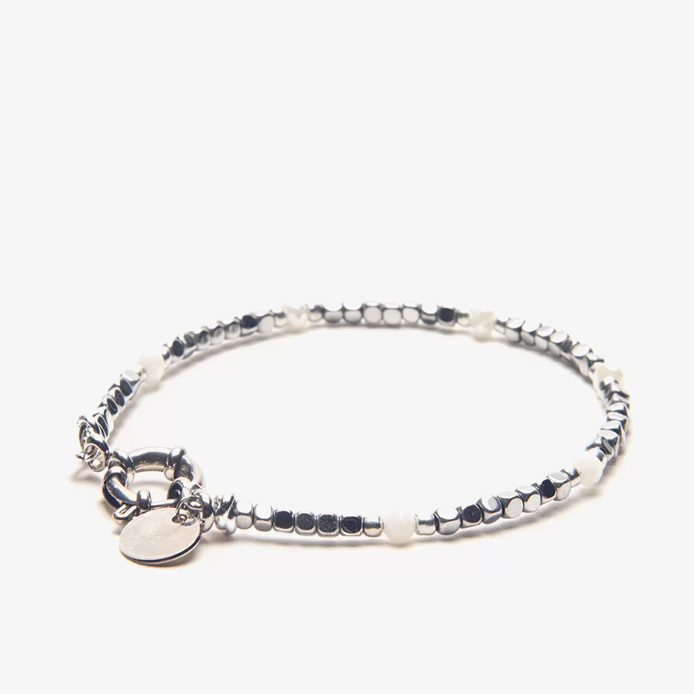 BRACCIALE UOMO BIANCO ELEGANCE