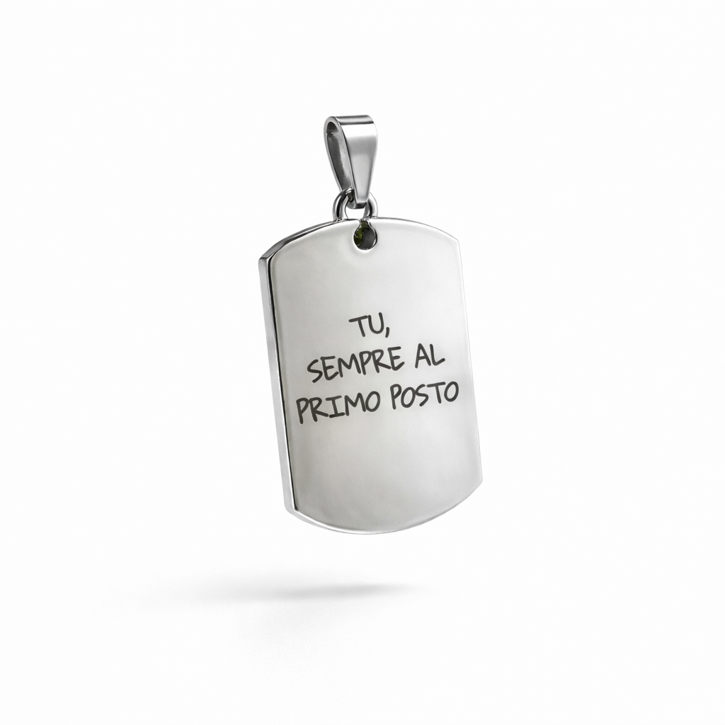 CIONDOLO "TU, SEMPRE AL PRIMO POSTO"