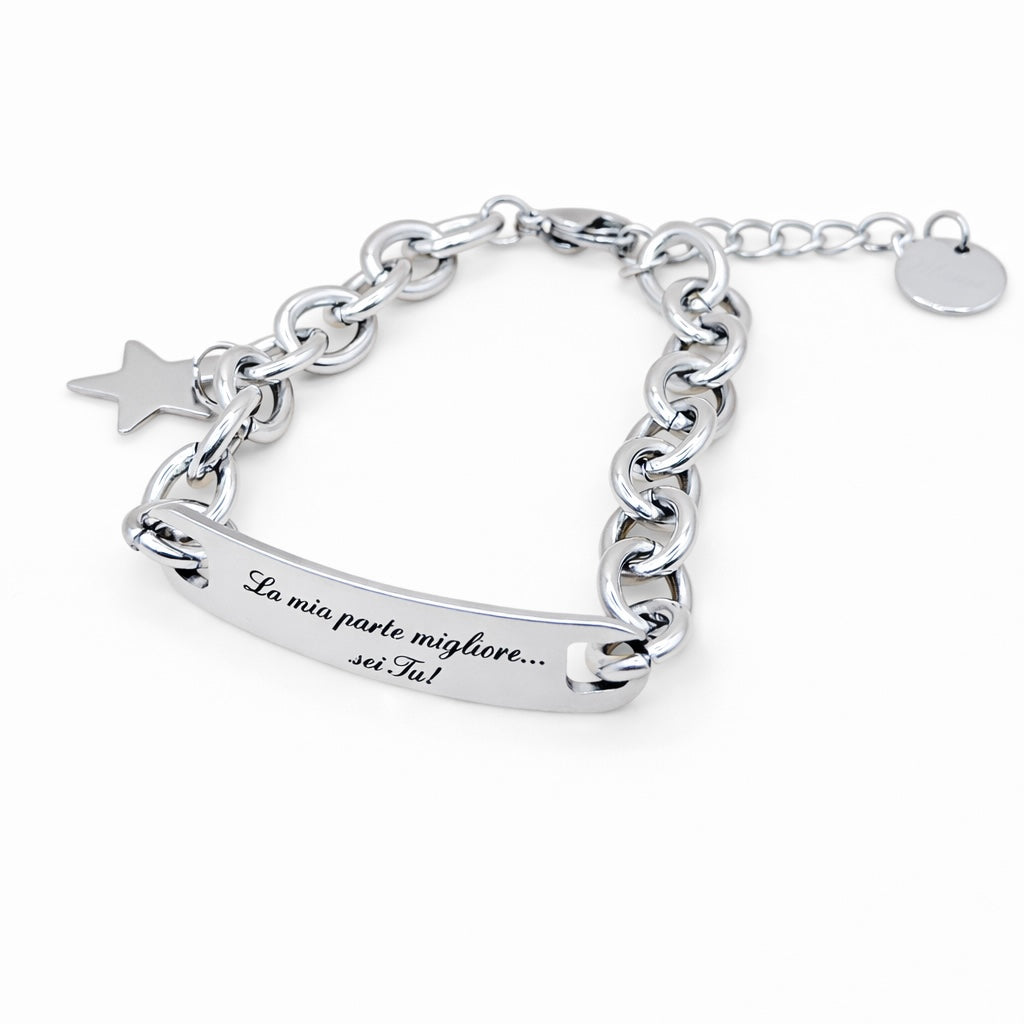 Bracciale Catena Incisa 5