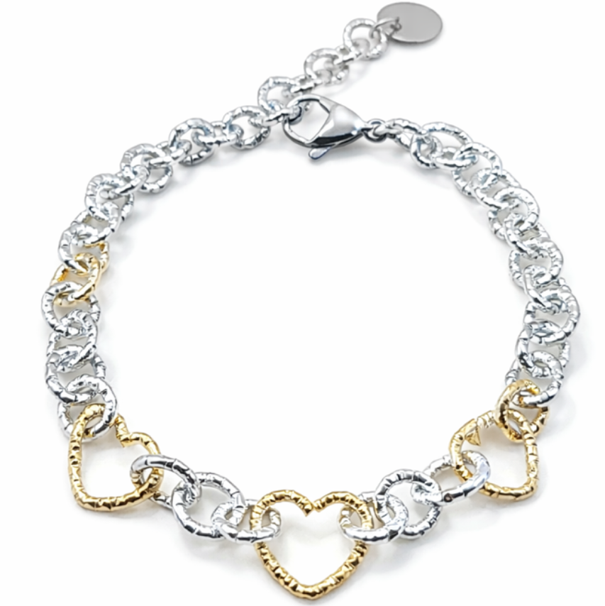 BRACCIALE BICOLOR RUBACUORE