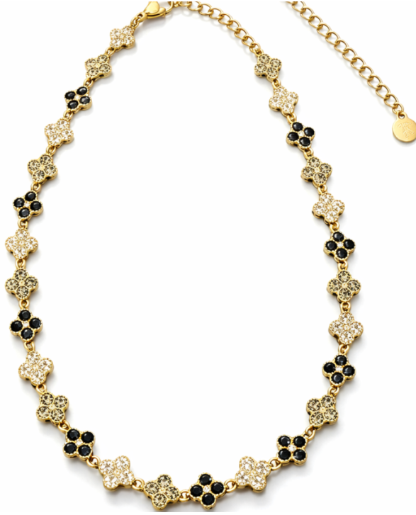 COLLANA CLOVER NERO
