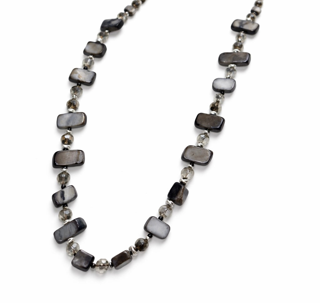 COLLANA KRISTAL CHIC LONG GRIGIO