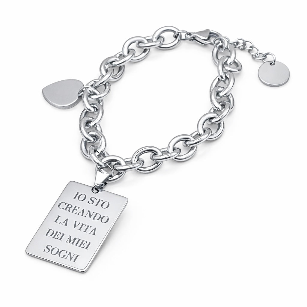 Bracciale Catena Incisa 3