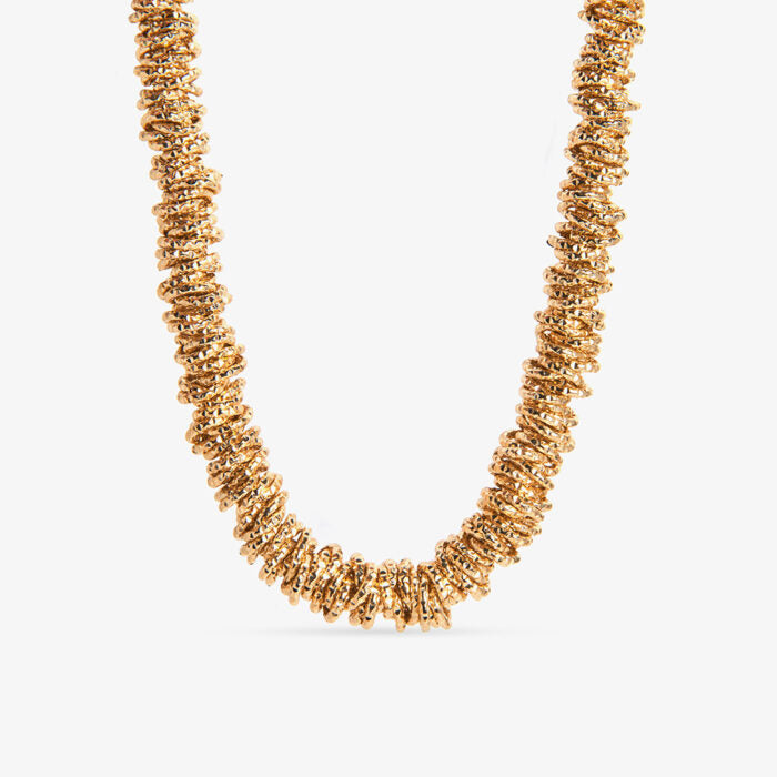 COLLANA RONDELLA 9MM SATINATA