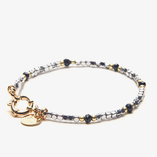 BRACCIALE UOMO ELEGANCE NERO