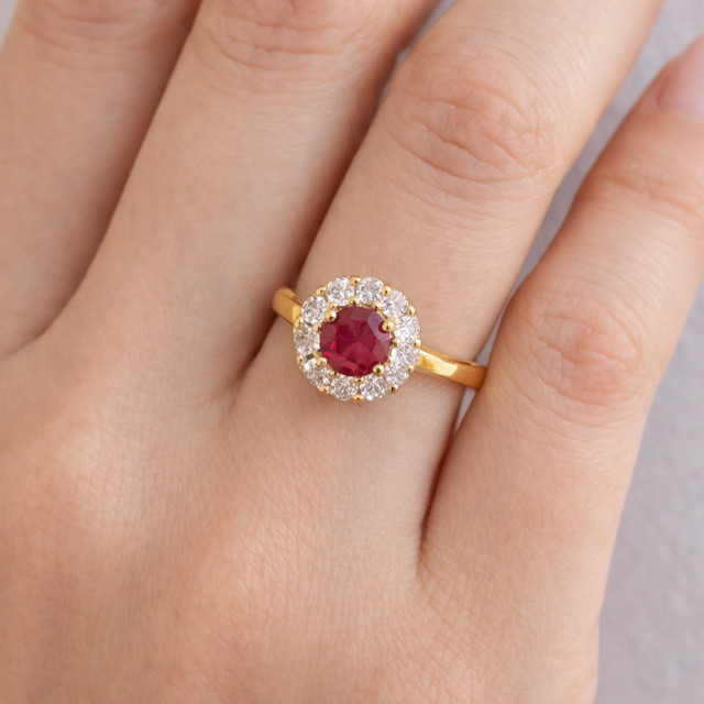 ANELLO HALO ROSSO