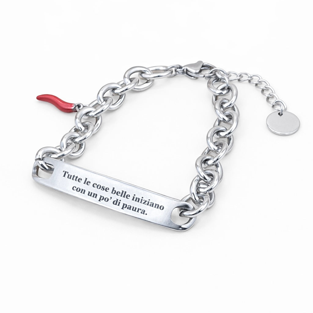 Bracciale Catena Incisa 6