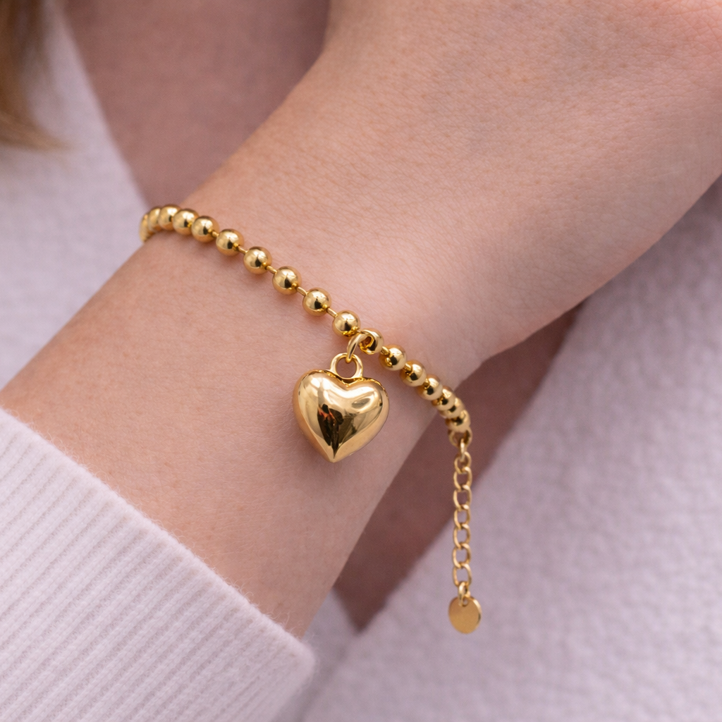 BRACCIALE PALLINE LOVE