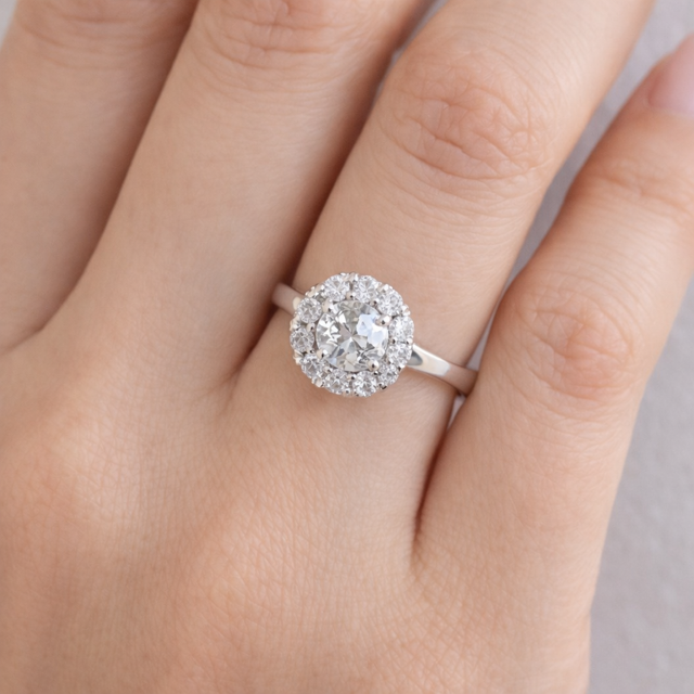 ANELLO HALO BIANCO