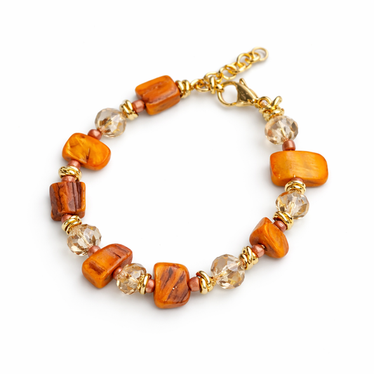 BRACCIALE KRISTAL CHIC LONG AMBRA