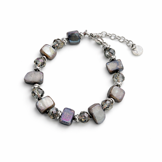 BRACCIALE KRISTAL CHIC LONG GRIGIO