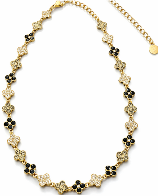 COLLANA CLOVER NERO