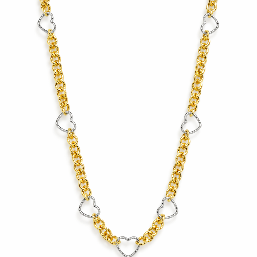 COLLANA RUBACUORE BICOLOR