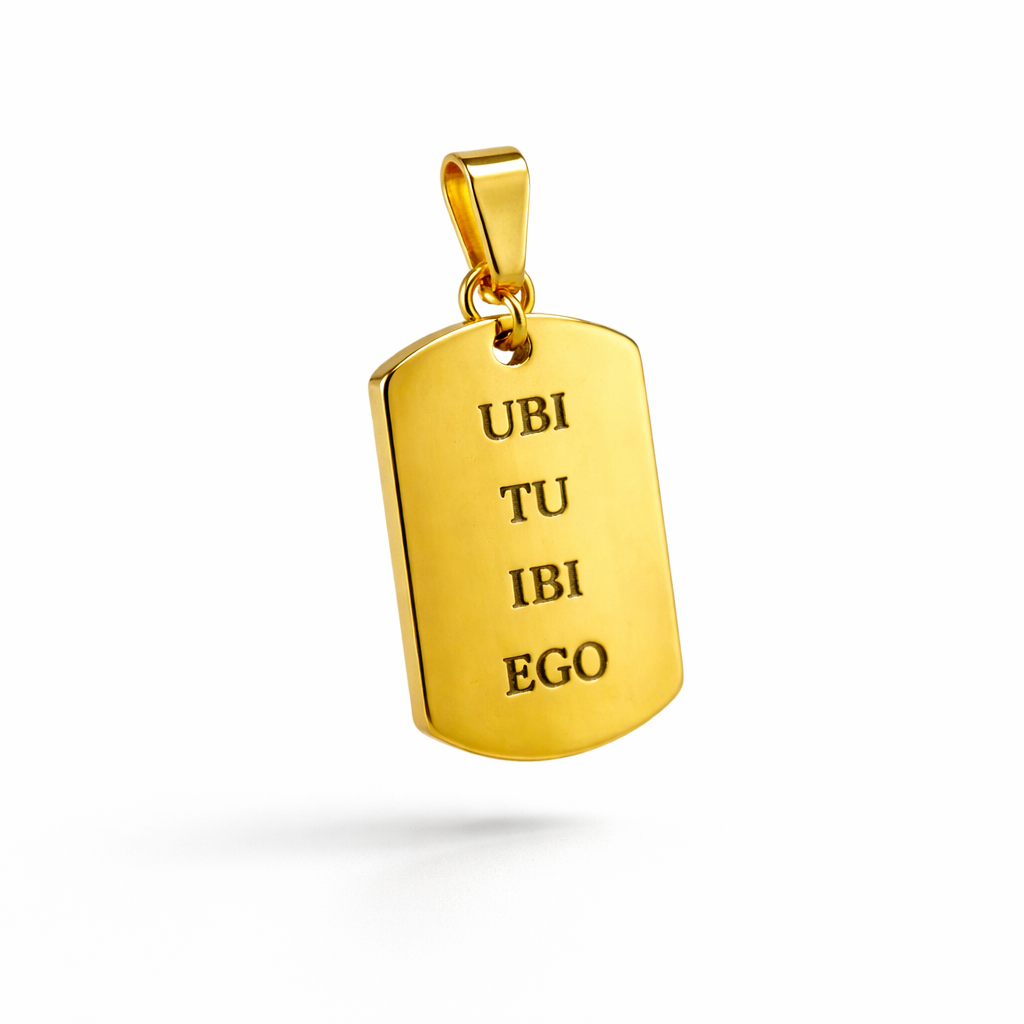 CIONDOLO "UBI TU IBI EGO"