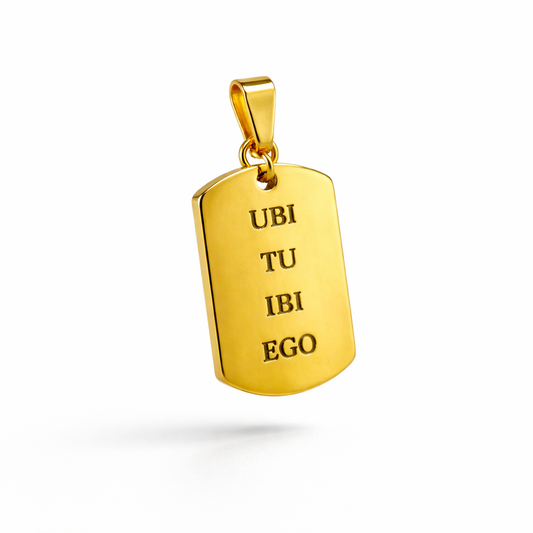 CIONDOLO "UBI TU IBI EGO"