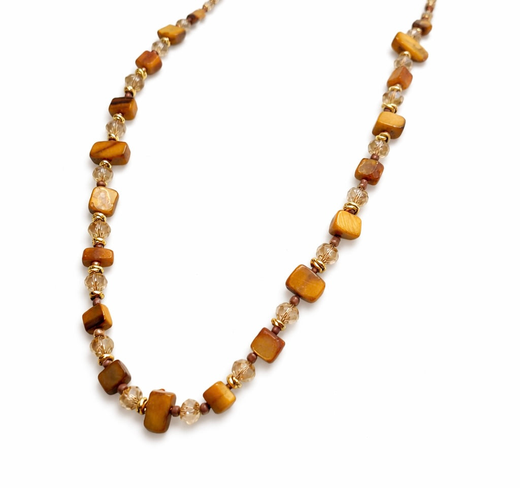 COLLANA KRISTAL CHIC LONG AMBRA
