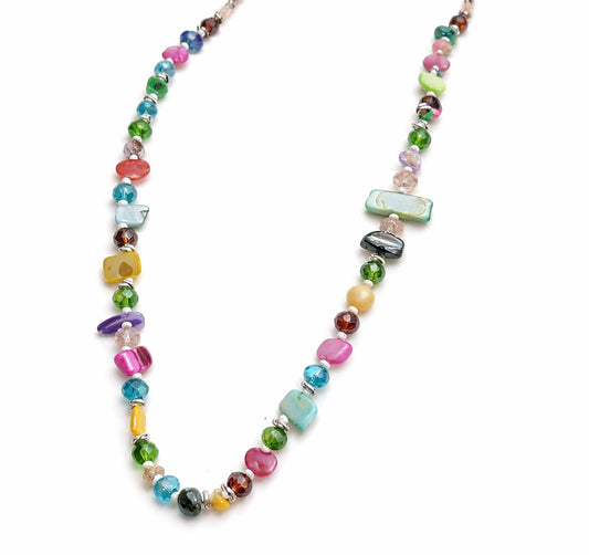 COLLANA KRISTAL CHIC LONG PASTELLO