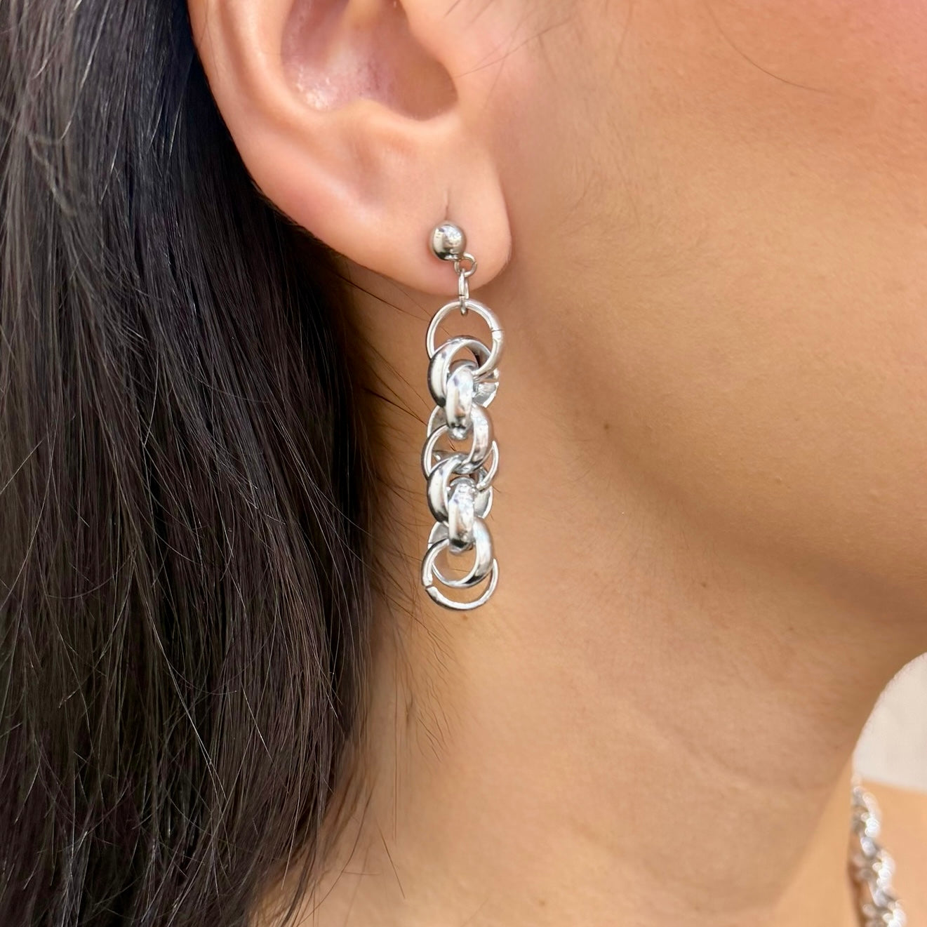 ORECCHINI PENDENTI TORCION MAXI