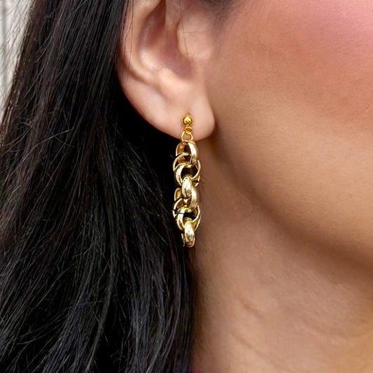 ORECCHINI PENDENTI TORCION MAXI