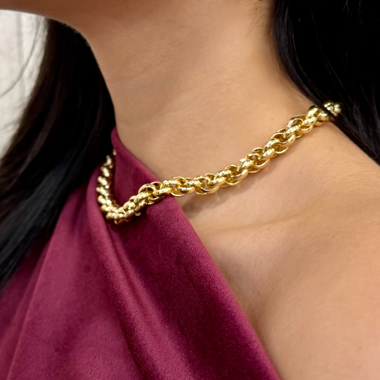 COLLANA TORCION MAXI