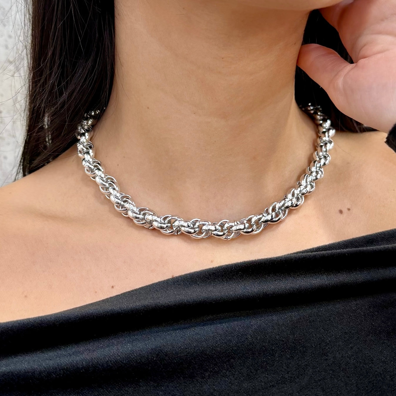 COLLANA TORCION MAXI