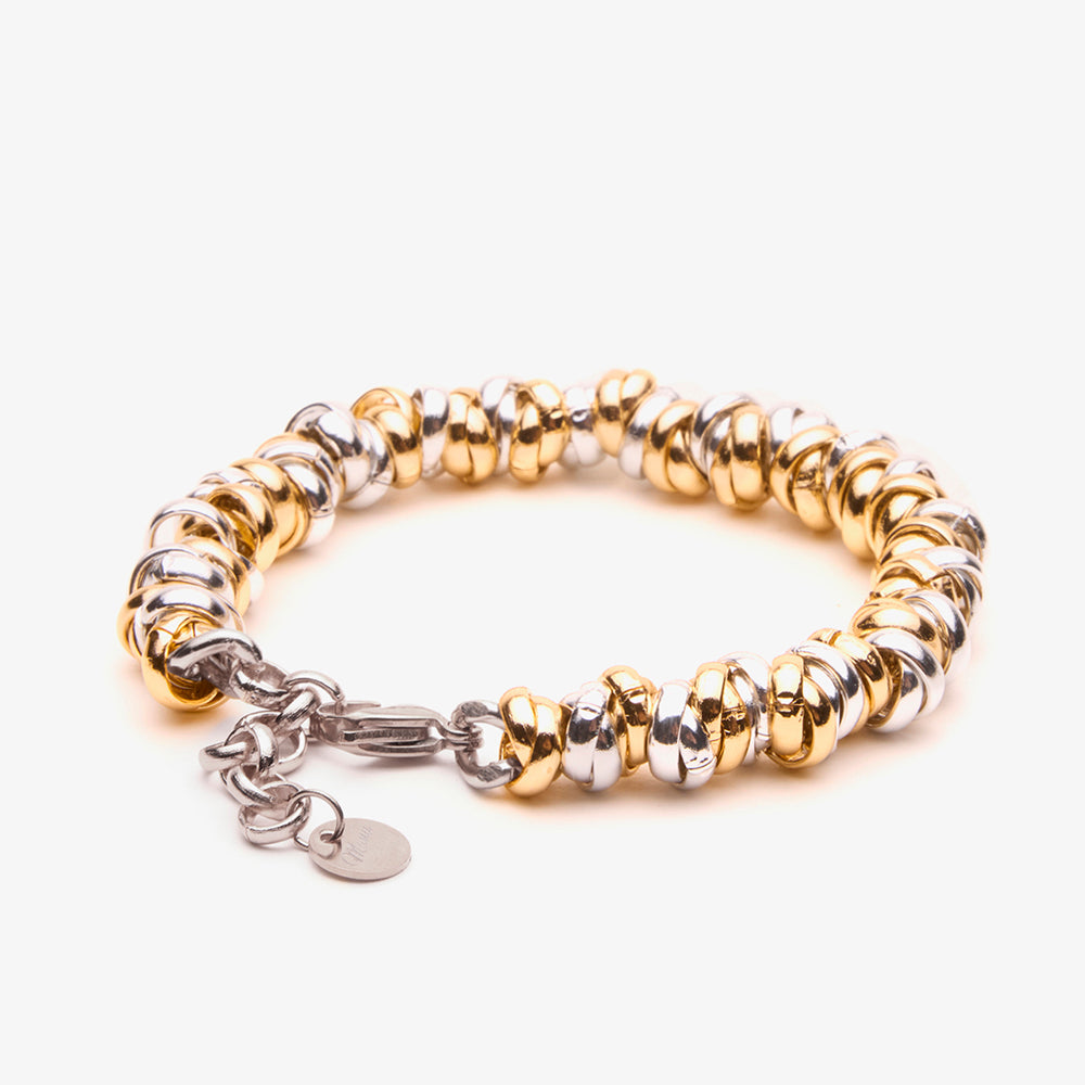 BRACCIALE RONDELLA BICOLOR MIX